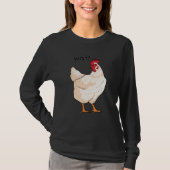 Wat Cute Chicken Humorous Animal Tシャツ (正面)