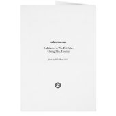 Wat Doi Saket、Chiang Mai、タイの菩薩 (裏面)