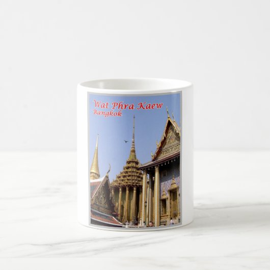 Wat Phra Kaew – 聖仏寺 – タイ コーヒーマグカップ (中央)