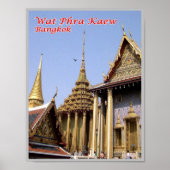 Wat Phra Kaew – 聖仏寺 – タイ ポスター (正面)