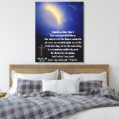 WATCH FOR JESUS RETURN  キャンバスプリント (インサイチュ (寝室))