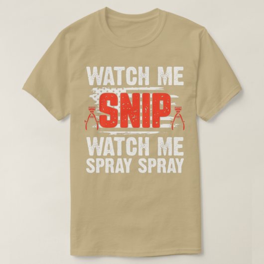 Watch Me Snip Watch Meスプレースプレー理容師2022 Tシャツ (デザイン正面)