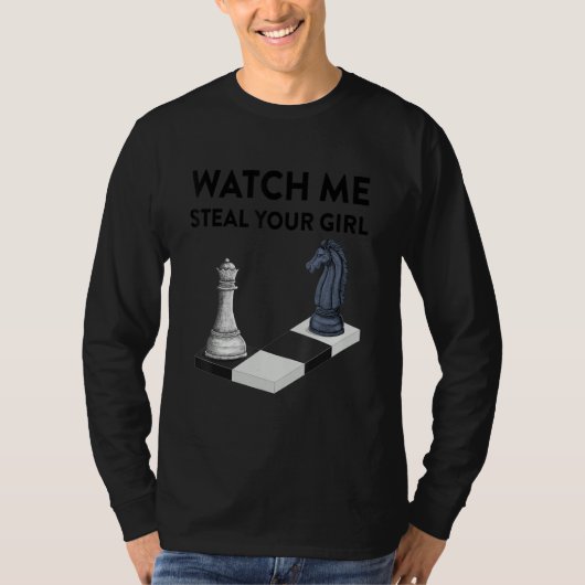 Watch Me Steal Your Girl Boy Valentines Day Funny  Tシャツ (正面)