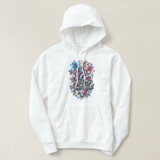 "Watch My Flowers Bloom" ハートとユリ パーカ