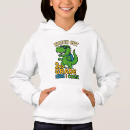 Watch Out 2nd Grade Here I Come Kids Hoodie