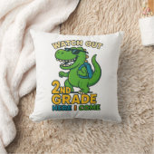 Watch Out 2nd Grade Here I Come Throw Pillow クッション (ブランケット)