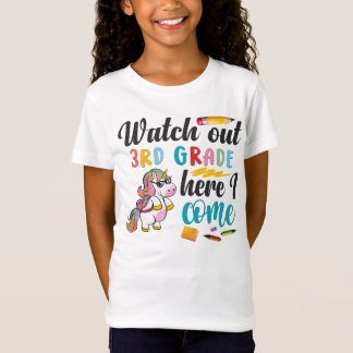 Watch Out 3rd Grade Here I Come Shirt Tシャツ