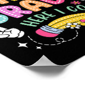 Watch Out 3rd Third Grade Here Kid I Come Back To  ポスター (角)