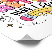 Watch Out Kindergarten Here I Come First Day Back  ポスター (角)