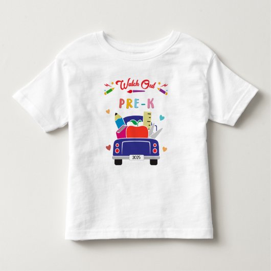 Watch Out Pre-K Kids Shirt トドラーTシャツ (正面)