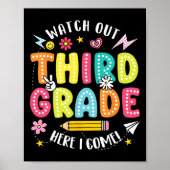 Watch Out Third Grade Here I Come Hello 3rd Grade ポスター (正面)
