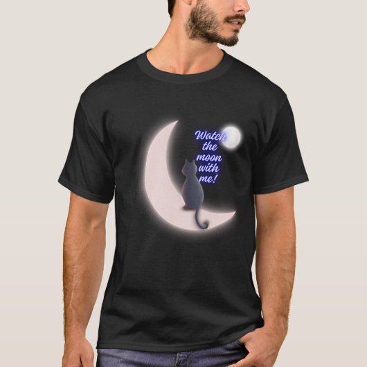watch the moon with me tシャツ (正面)