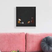 Watch the Stars Stretched Canvas Print キャンバスプリント (インサイチュ (リビング))