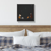 Watch the Stars Stretched Canvas Print キャンバスプリント (インサイチュ (寝室))