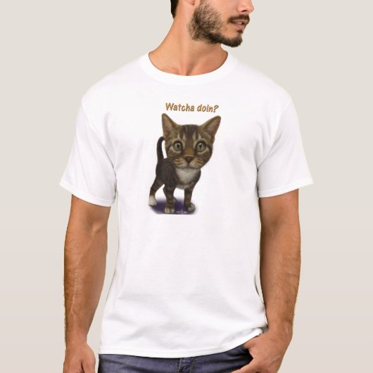 Watchaのdoinか。 Tシャツ (正面)