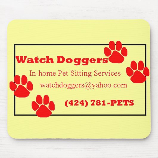 WatchDoggers.com マウスパッド (正面)