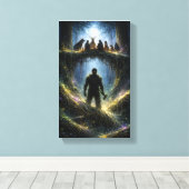 Watcher Beneath the Roots キャンバスプリント (インサイチュ (ウッドフロア))