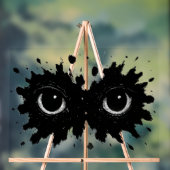 Watcher in the Ink: Eye‑Blot Sigil アクリルサイン (ニュートラル)