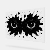 Watcher in the Ink: Eye‑Blot Sigil アクリルサイン (傾斜)