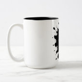 Watcher in the Ink: Eye‑Blot Sigil ツートーンマグカップ (左)