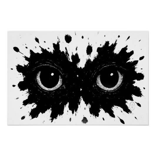 Watcher in the Ink: Eye‑Blot Sigil ポスター (正面)