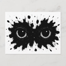 Watcher in the Ink: Eye‑Blot Sigil ポストカード