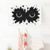 Watcher in the Ink: Eye‑Blot Sigil 横断幕 (インサイチュ)