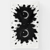 Watcher in the Ink: Eye‑Blot Sigil 横断幕 (縦)
