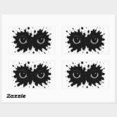 Watcher in the Ink: Eye‑Blot Sigil 長方形シール (シート)