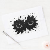 Watcher in the Ink: Eye‑Blot Sigil 長方形シール (封筒)
