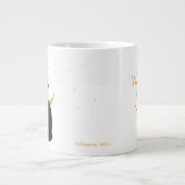 Watcher of the Night - Halloween Black Cat ジャンボコーヒーマグカップ (正面)