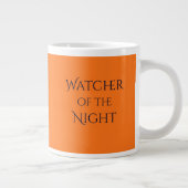 Watcher of the Night - Halloween Black Cat ジャンボコーヒーマグカップ (右)