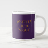 Watcher of the Night - Halloween Black Cat ジャンボコーヒーマグカップ (右)