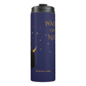 Watcher of the Night - Halloween Black Cat タンブラー (正面)