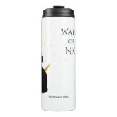 Watcher of the Night - Halloween Black Cat タンブラー (正面)