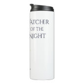 Watcher of the Night - Halloween Black Cat タンブラー (回転右)