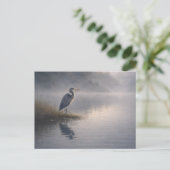 Watchful Heron | Great Blue Heron | ポストカード (スタンド正面)
