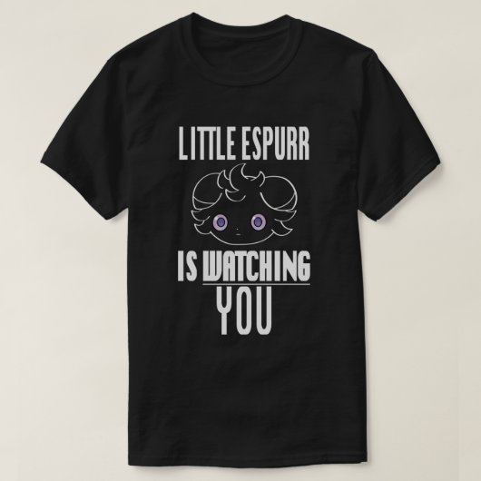 Watchful Little Espurr .png Tシャツ (デザイン正面)