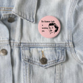 Watching Buttons文法女性 缶バッジ (インサイチュ)