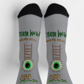 Watching Eye Crew Socks ソックス (上部)