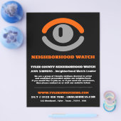 Watching Eye, Neighborhood Community Watch広告 チラシ (シングル)