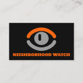Watching Eye, Neighborhood Community Watch 名刺 (正面)