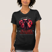 Watching From Beyond Feline Veil Watcher Occult Tシャツ (正面)