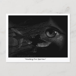 Watching Over Sparrowsポストクロッシングポストカード ポストカード