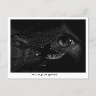 Watching Over Sparrowsポストクロッシングポストカード ポストカード