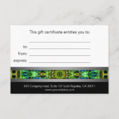 Watching Over You Mandala gift certificate (裏面)