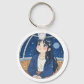 Watching the stars at the planetarium キーホルダー (正面)