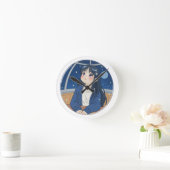 Watching the stars at the planetarium ラウンド壁時計 (ホーム)