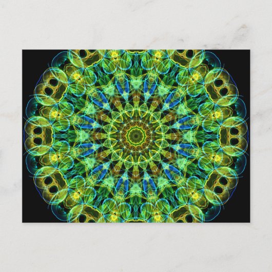 Watching You万華鏡のように千変万化するパターン ポストカード (正面)