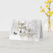 「Watching You」 – グリーティングカード (黄色い花)